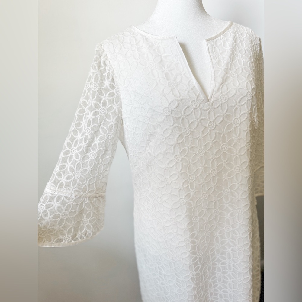 Adrianna Papell White Lace Dress - Picture 2 of 7